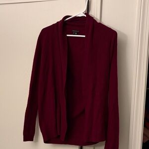 Theory Burgundy Women's Cardigan